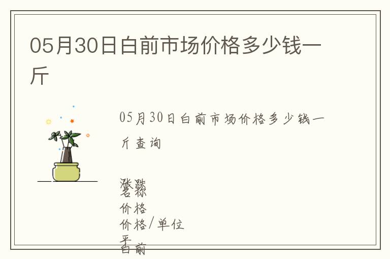 05月30日白前市場(chǎng)價(jià)格多少錢一斤