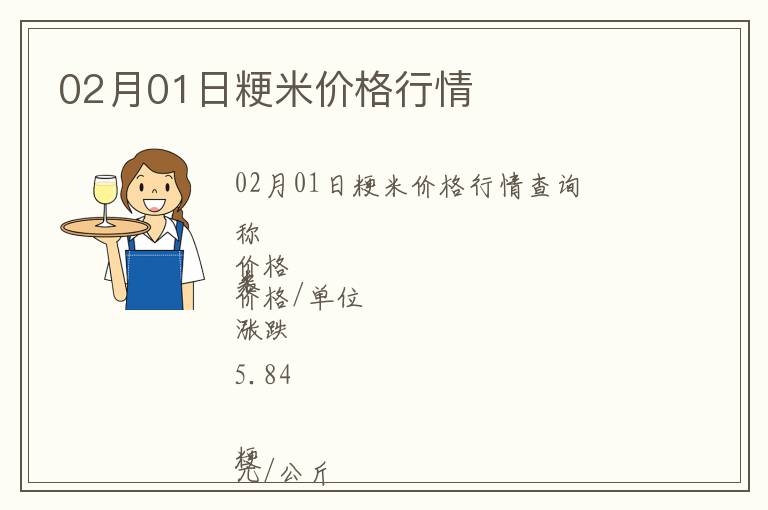 02月01日粳米價(jià)格行情