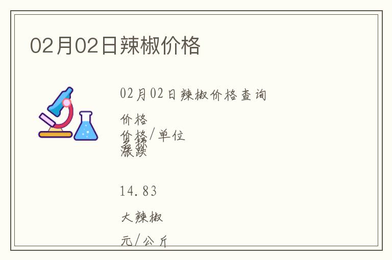 02月02日辣椒價(jià)格