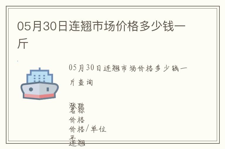 05月30日連翹市場價格多少錢一斤